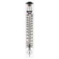 Blue-White F-55376L Standard Series Non-Adjustable Flowmeter with 316 SS Guide Rod, 0.2 to 2GPM, 3/8in Male NPT-