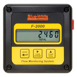 Blue-White RTS138P1LM1 Flow Rate &amp; Totalizer, 3/8", in-line 3.00-30.00-