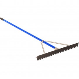 Bon 12-236-B9 Blunt Tooth Asphalt Lute Rake, 36&amp;quot; Head, 6 ft handle-
