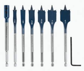 Bosch DSB5005 Daredevil Standard Spade Bit Set with extension, 6-piece-