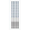 Bosch HCBG0205T BlueGranite Turbo Carbide Hammer Drill Bits, &lt;sup&gt;5&lt;/sup&gt;&amp;frasl;&lt;sub&gt;32&lt;/sub&gt; x 6&amp;quot;, 5-piece-