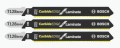 Bosch T128BHM3 3-piece Carbide-Strip T-Shank Jigsaw Blades, 3&amp;frac58;&amp;quot; 14 tpi-