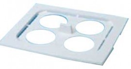 Branson 100-032-528 Beaker Positioning Cover, 3 x 0.06 gal (250 ml)-