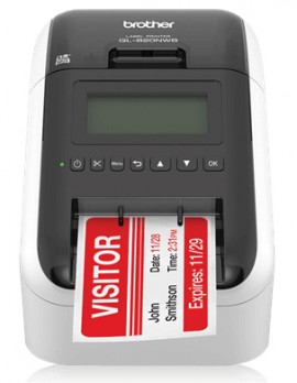 Brother QL820NWB Professional Ultra Flexible Label Printer with multiple connectivity options-