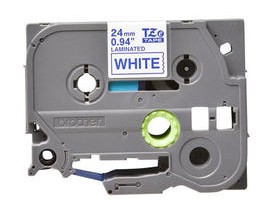 Brother TZE253 Blue on White Tape for the P-Touch, 0.94&amp;quot; x 26.25&#039;-