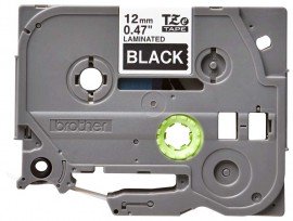 Brother TZE335 White on Black Tape for the P-Touch, 0.47&amp;quot; x 26.25&#039;-