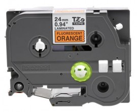 Brother TZEB51 Black on Fluorescent Orange Tape for the P-Touch, 0.94&amp;quot; x 16.4&#039;-