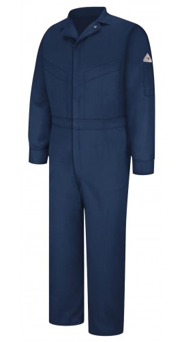 Bulwark CLD4 Men&#039;s Lightweight Excel FR ComforTouch Deluxe Coverall, navy, 68-
