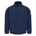 Bulwark JLJ8 Men&#039;s Lightweight Excel FR ComforTouch Lined Bomber Jacket, navy, 2xl-