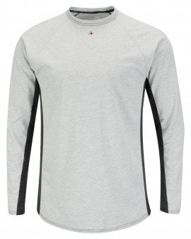 Bulwark MPU8 Men&#039;s FR Long Sleeve Base Layer, grey, 2xl-