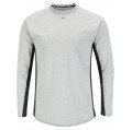 Bulwark MPU8 Men's FR Long Sleeve Base Layer, grey, medium-
