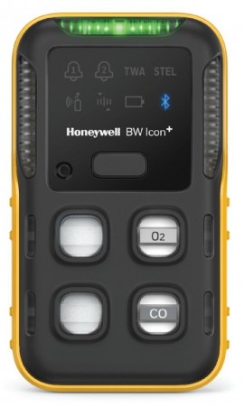 Honeywell BW Icon+ Series Multi-Gas Detector, O&lt;sub&gt;2&lt;/sub&gt;/CO, yellow-