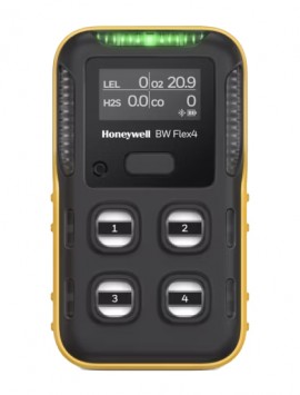Honeywell BW™ Flex 4/5 Multi-Gas Detector, LEL-CB-F, O<sub>2</sub>, H<sub>2</sub>S, SO<sub>2</sub>-