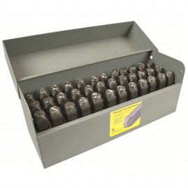 C. H. Hanson 21631 Letter and Number Stamp Set, ½", Steel-