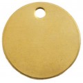 C. H. Hanson 41842-100 Identification Tags, Brass, 1.25"-