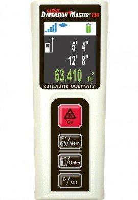 Calculated Industries 3356 Laser Dimension Master 130 Laser Distance Measure-