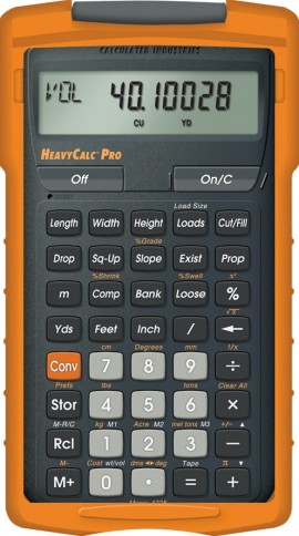 Calculated Industries 4325 HeavyCalc Pro Construction Math Calculator-