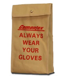 Cementex CGB12 Canvas Glove Storage Bag, 14&amp;quot;-