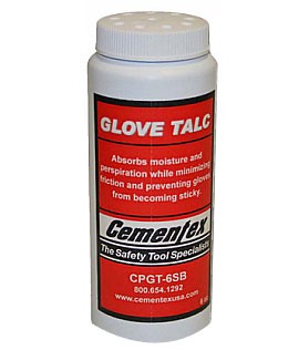 Cementex CPGT-6SB Glove Talc, 6 oz.-