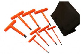 Cementex HKS-8T916 6&amp;quot; T-Handle Hex Wrench Set, Set of 8-