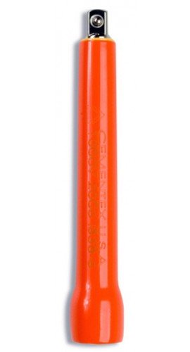 Cementex IB14-6 Insulated Square Drive Extension Bar, 0.25&amp;quot;, 6&amp;quot;-
