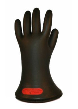 Cementex IG00-11-9R Rubber Insulating Glove, Class 00, 11&amp;quot;, Size 9, Red-