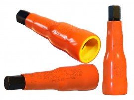 Cementex IH38-12M 0.38&quot; Square Drive 12 mm Hex Bit Socket-