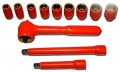 Cementex ISHS12-13 Socket and Hex Bit Set, 13 Pieces-