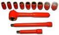 Cementex ISHS12-13 Socket and Hex Bit Set, 13 Pieces-