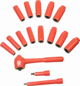 Cementex ISS38-19M 6-Point Socket Set, Metric-