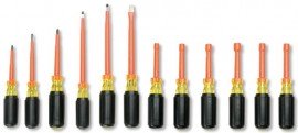 Cementex TR-12NDSD Combination Screwdriver-Nut Driver Rolls, 12 Piece Set -