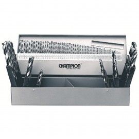 Champion Cutting SS150-XL5 Drill Set, brute platinum, metal cased-
