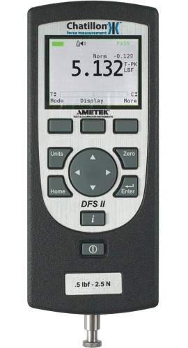 Chatillon DFS2-050 Digital Force Gauge with 50lbf Capacity-