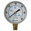 Chem Oil 101D-254E Pressure Gauge, 0 to 100 psi, lower mount-