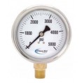 Chem Oil 210L-254M Liquid Fillable Gauge, 0 to 1000 psi, 2.5&amp;quot; dial-