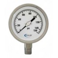Chem Oil 210L-402K Liquid Fillable Gauge, 0 to 600 psi, 4&amp;quot; dial-