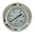 Chem Oil 204L-254MBK Liquid Fillable Gauge, 0 to 1000 psi, 2.5&amp;quot; dial-