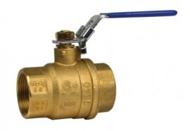 Chem Oil 3000B10 Ball Valve, 2&amp;frac12;&amp;quot;, 2-piece forged brass-