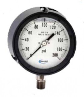 Chem Oil 450D-452MR Process Gauge, 0 to 5000 psi, 4.5&amp;quot; dial+H30H42HH2:H54-