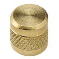 CPS AVC4B Brass Cap, 1/4&amp;quot; SAE, R-410A-