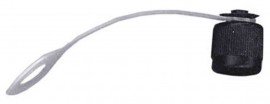 CPS AVC4PS Plastic Caps with Strap, 1/4in SAE, 6-Pack-