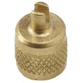 CPS AVC4R Brass Caps with Core Remover, 1/4in SAE, 6-Pack-