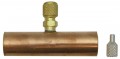 CPS AVCT12 Copper Tube Tee, 1/4in SAE x 3/4in OD-