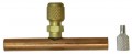 CPS AVCT5 Copper Tube Tees, 1/4in SAE x 5/16in OD, 3-Pack-