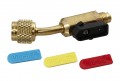 CPS BV45 Ball Valve Hose Adapter, 1/4in SAE Male x 1/4in SAE Female, 45&amp;deg;-
