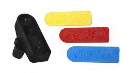 CPS BVXH Ball Valve Handles With Red, Blue and Yellow Inserts, 3-Pack-