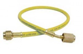 CPS HP5YA Premium Hose with MicroSeal Anti-Blowback Valve, 1/4in, Yellow-