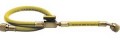 CPS HP6YL Premium In-Line Ball Valve Hose, 6ft, Yellow-