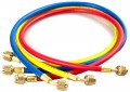 CPS HS3 Standard Refrigerant Charging Hoses, 3ft, 3-Pack-