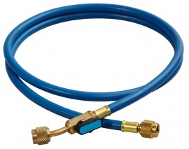 CPS HS5BE Standard Charging Hose with 45&amp;deg; Ball Valve, 5ft, Blue-